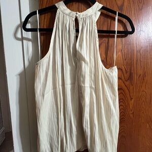 Old Navy Sleeveless Satin Twist-Front Top for Women